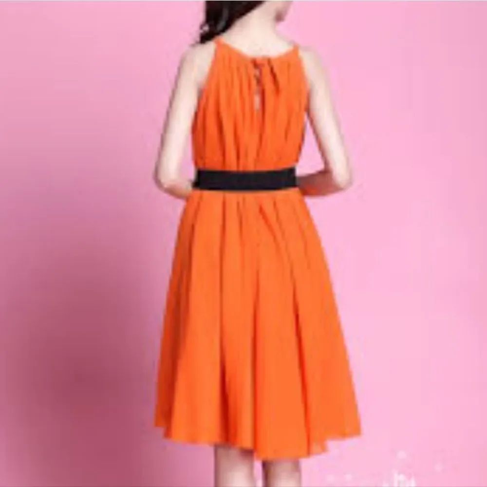 BRAND NEW IZBYER STRAPLESS ROUNDNECK LINE BUILT-IN BELT WOMEN"S  DRESS